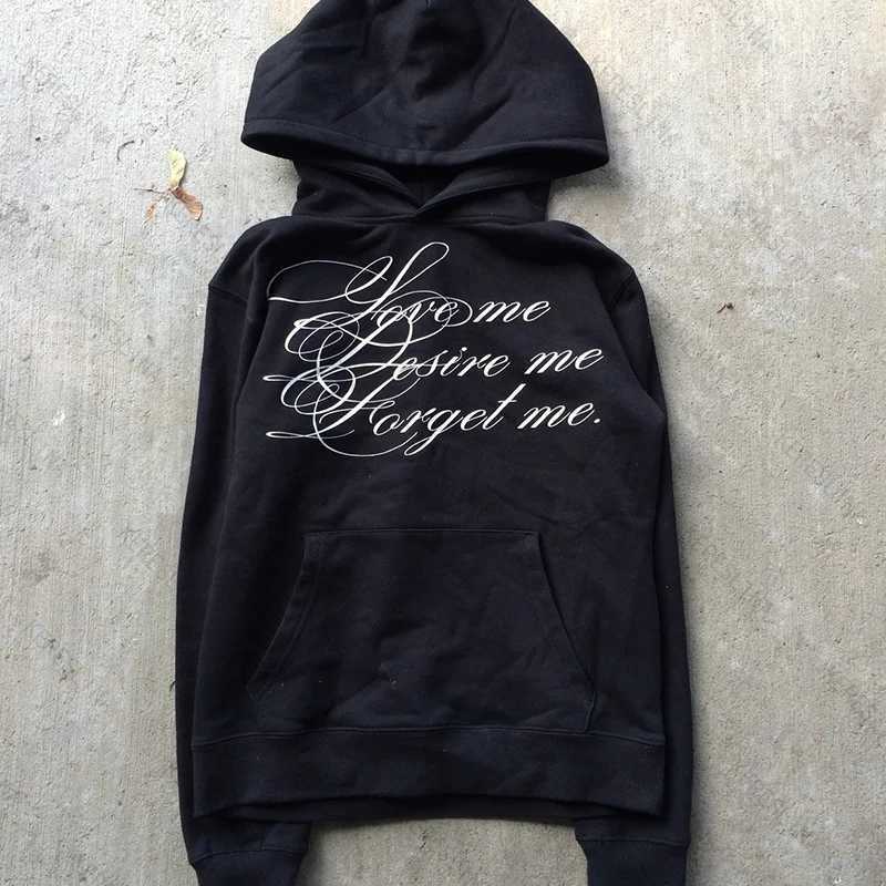 Fashionable and versatile letter printed pullover hoodie autumn and winter high strt leisure classic and versatile hoodie emo X251205