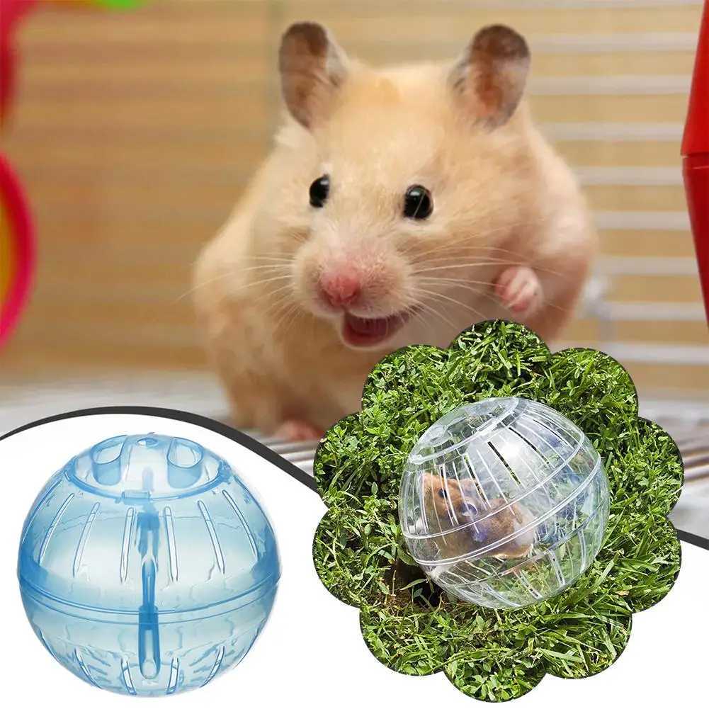 Transparent Acrylic Hamster Exercise Wheel Escape Proof Lightweight Portable Safe Multi Activity Pet Small Cage Design G3U6 M251205