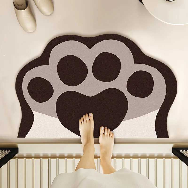 Bathroom floor mat 2025 new diatom mud water absorption non-slip quick-drying foot mat special carpet for bathroom door bathroom H251205