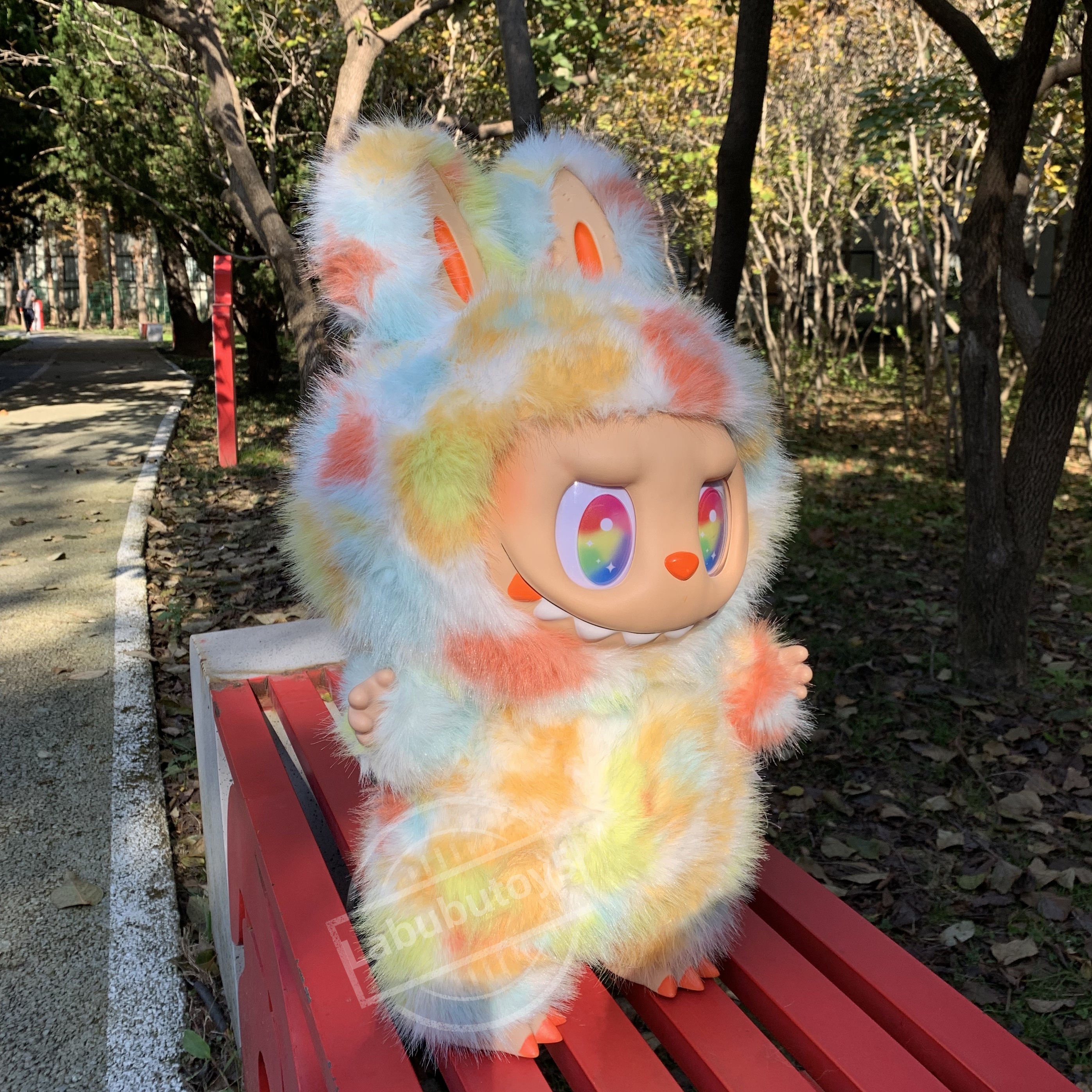 High Quality Revamped 58cm Labubu Big Into Energy Series Rock Universe Vinyl Plush Doll For Festival Gifts In Stock