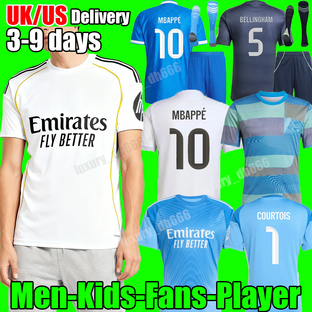 25 26 MBAPPE BELLINGHAM VINI JR HUIJSEN MASTANTUONO VALVERDE TRENT Reals MAdriD camiseta de futbol home away 3rd 4XL gk fans player women adult kids kit football shirt
