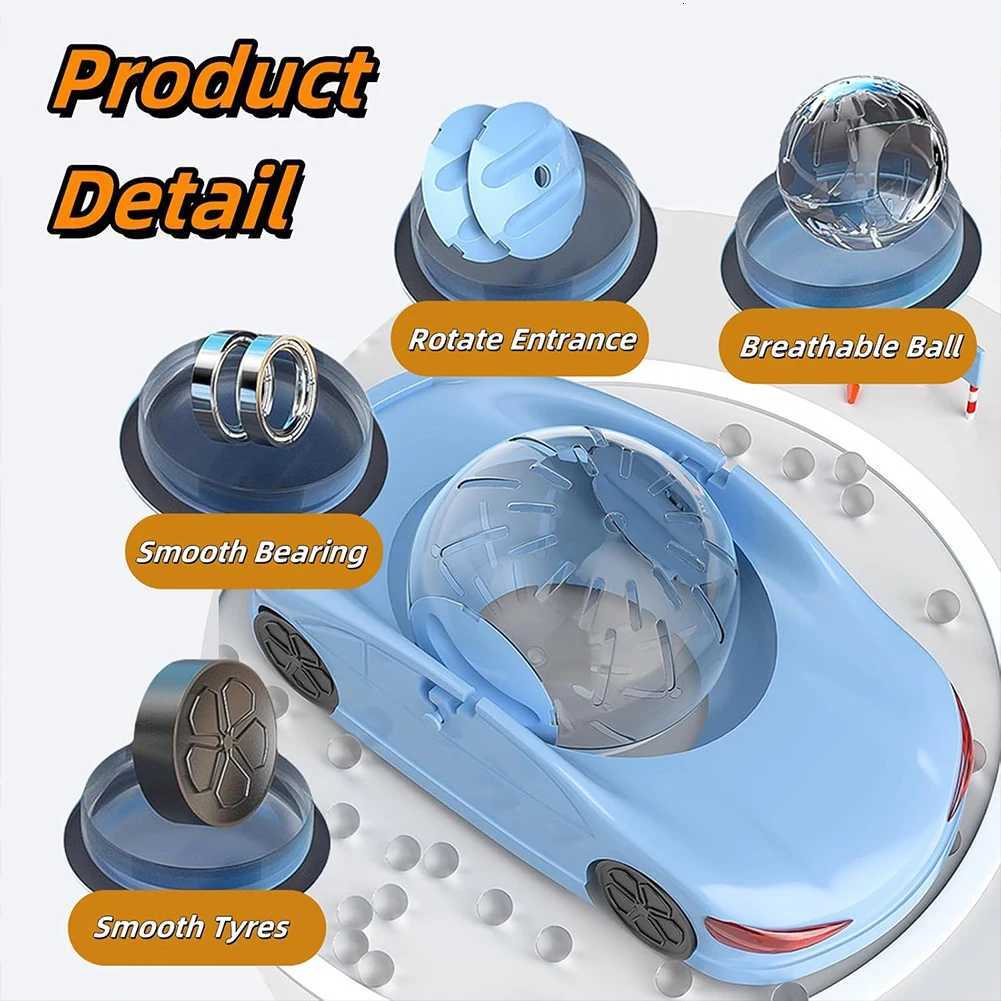 Hamster Running Ball Transparent Rolling Toy Car Exercise Wheel Hamster Car for Hamsters and Gerbils M251205
