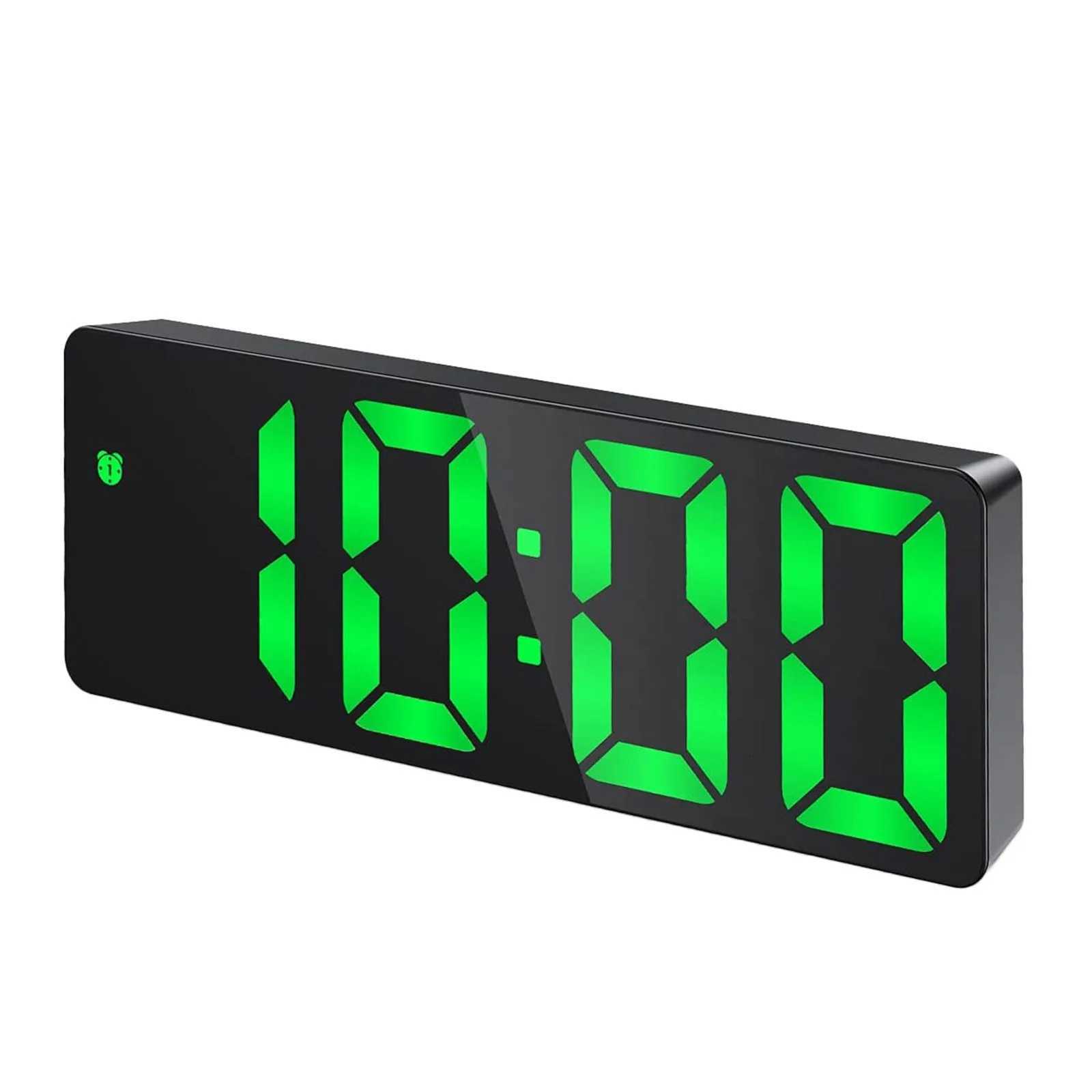 Digital Alarm Clock LED Clock With Temperature Display Adjustable Brightness Desktop Electronic Table Clocks Minimalist Style M251205 - view 7