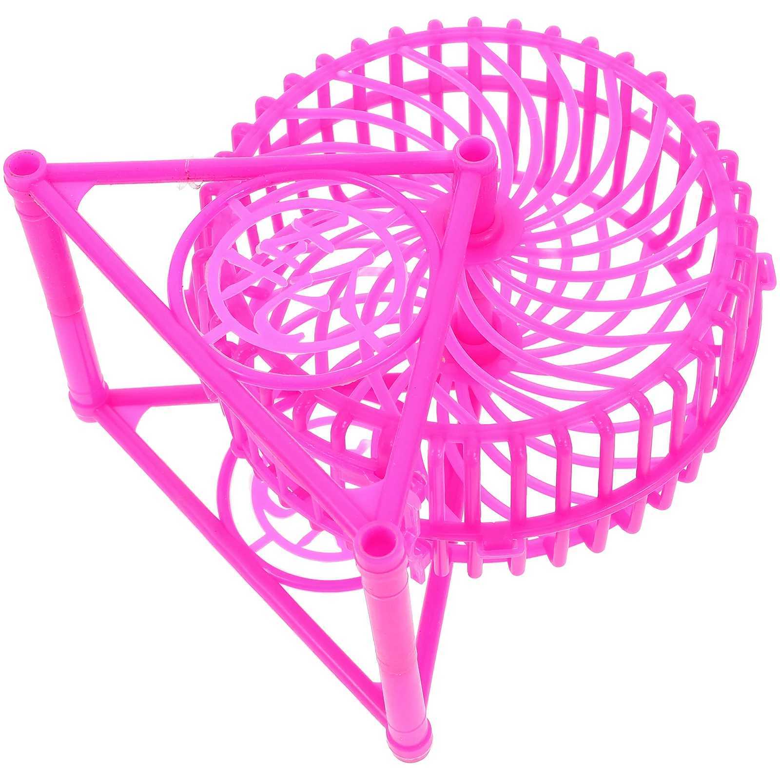 Silent Hamster Wheel Anti-Foot-Stuck Rosy Plastic Exercise Spinner For Mice Rats Gerbils Guinea Pigs Hedgehog Small Pet M251205