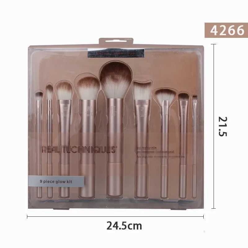 RT4266 Popular Full Set of Makeup Brush Set Powder Blusher Brush Halo Dye Brush Eye Shadow Brush Beauty EggT251205