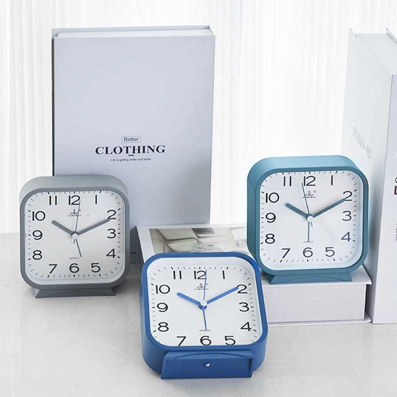 6 Colors Desk Alarm Clock Bedside Clock Quartz Clock Kids Student Alarm Clock Classic Small Alarm Clock for Home Office Decor M251205 - view 6