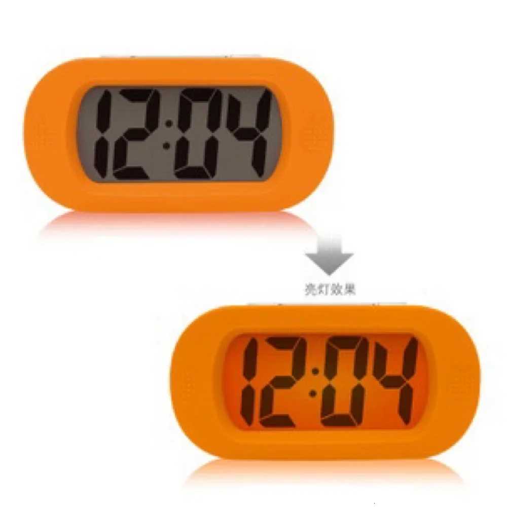 Silicone Shock-proof Drop Mute Creative Snooze Electronic Clock shockproof fall silent clock creative sleepy alarm clock bedside M251205 - view 4