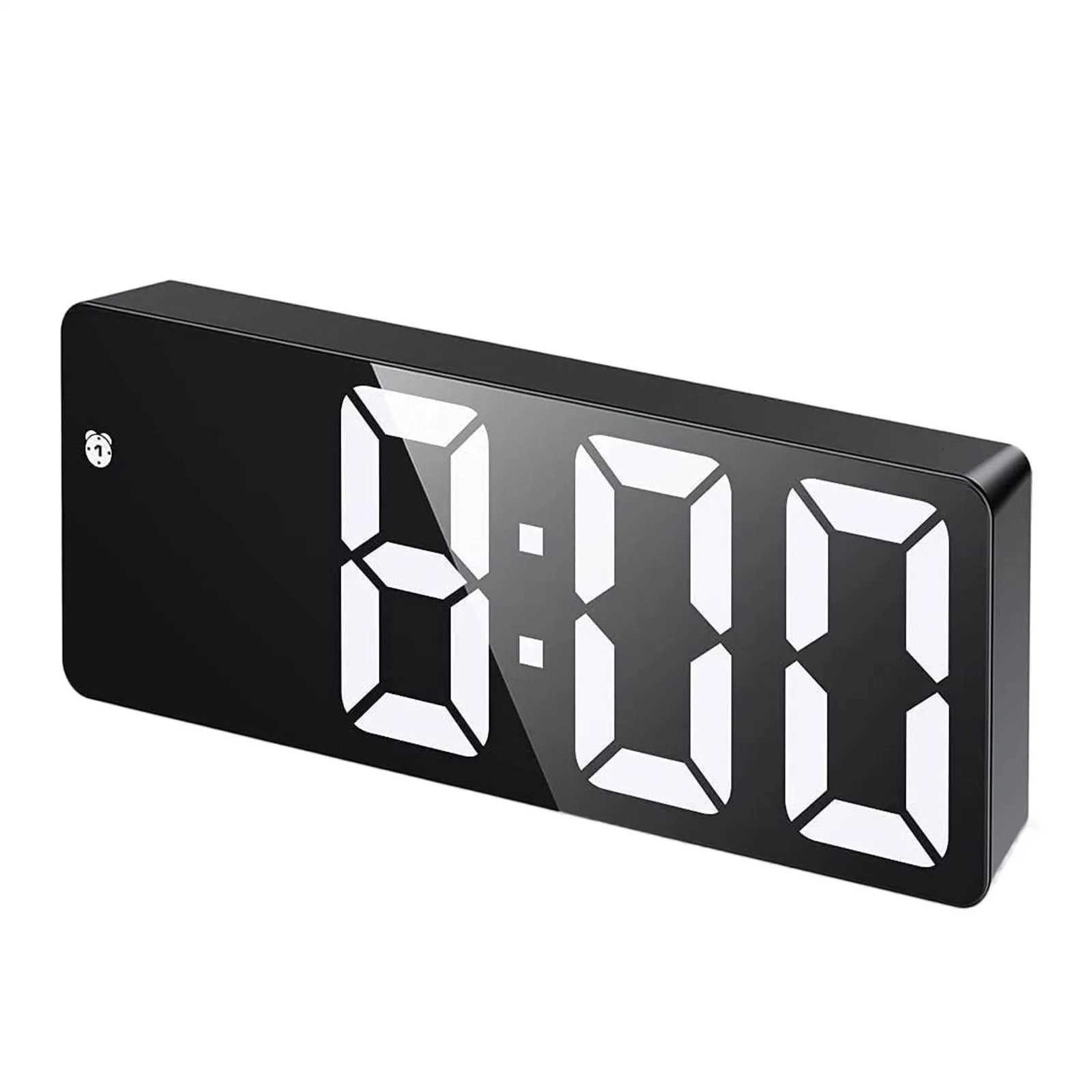 Digital Alarm Clock LED Clock With Temperature Display Adjustable Brightness Desktop Electronic Table Clocks Minimalist Style M251205 - view 5