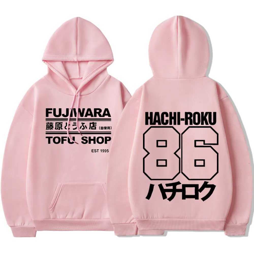Initial D Manga Hachiroku Shift Drift Men Hoodie Takumi Fujiwara Tofu Shop Delivery AE86 Men Hoodies Brand Hooded Sweatshirt X251205