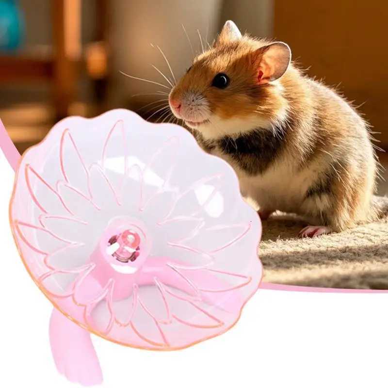 Silent Hamster Wheel Hamster Running Wheels Mice Cage Accessories Stable Transparent Jogging Spinner Pet Enrichment For Ferret M251205