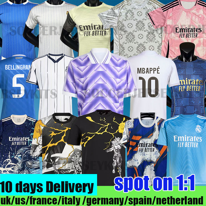 realmadrid 25 26 soccer jersey madrids MBAPPE HUIJSEN soccer jerseys BELLINGHAM football kit shirts VINI JR MODRIC CAMAVINGA RUDIGER TRENT camiseta de futbol