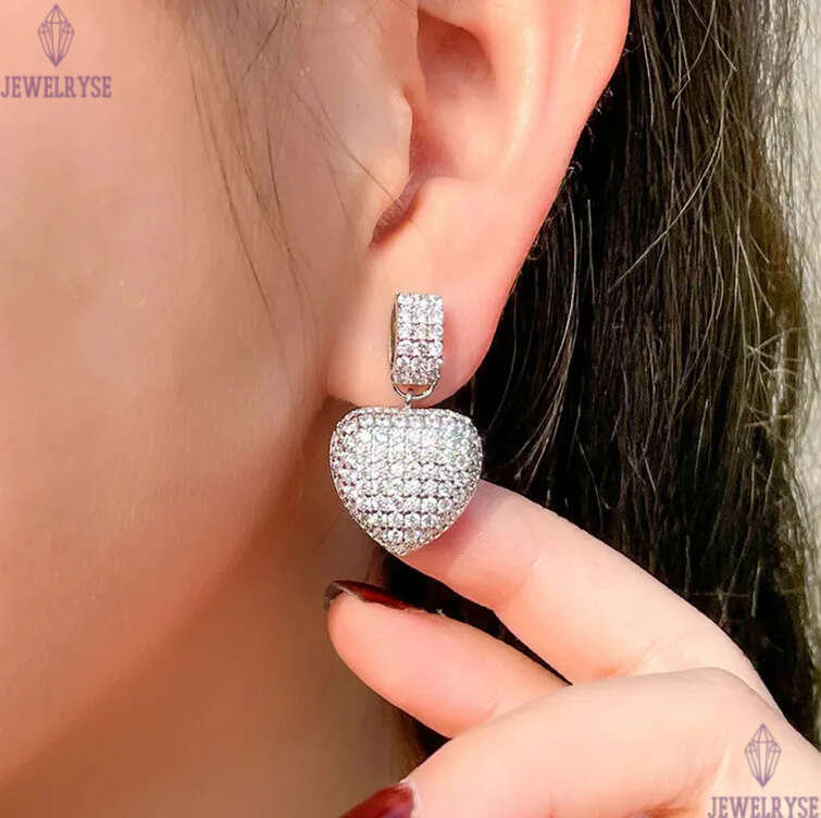 Exquisite Feather Charm earring designer for woman jewelry Wedding South American White AAA Cubic Zirconia Copper 18k Gold Silver Plated Earrings For 