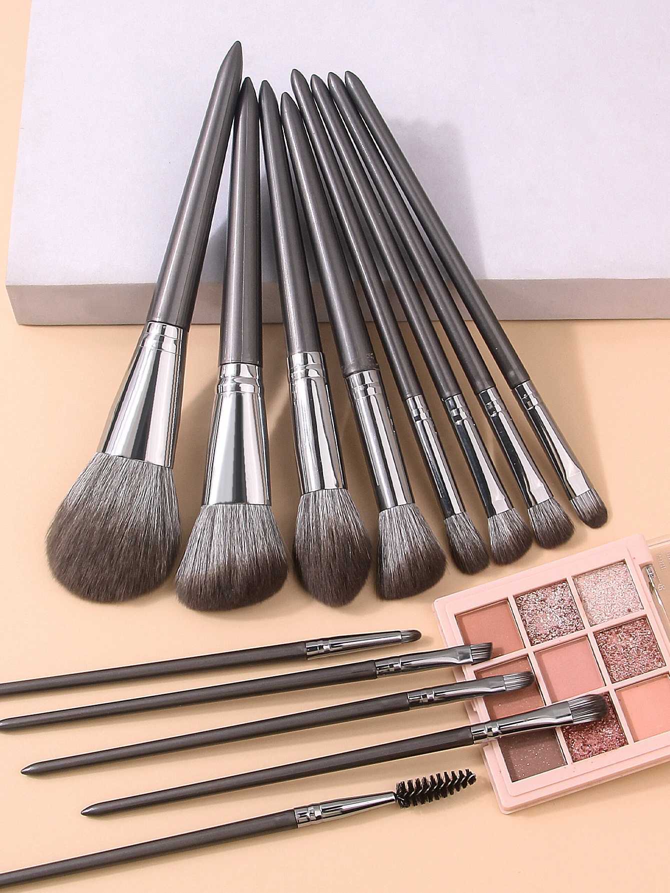13pcs professional makeup brush set Loose powder blush brush eyeshadow brush eyelash brush lip brush complete makeup toolsT251205