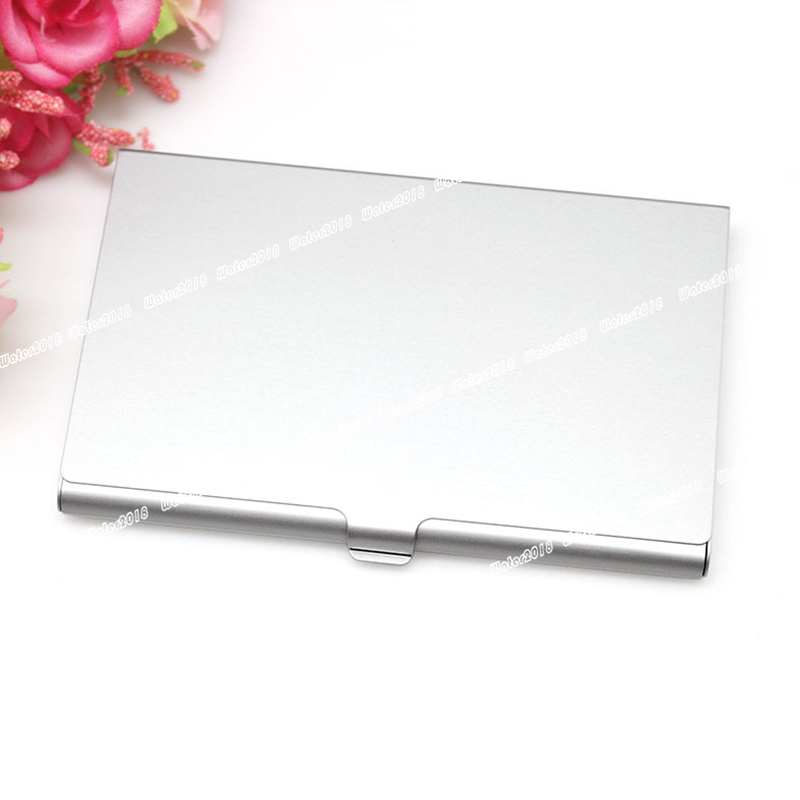 Business Card Files Metal Business Card Holder Mmetal Visa Credit ID Name Cardholder Case Customized Logo