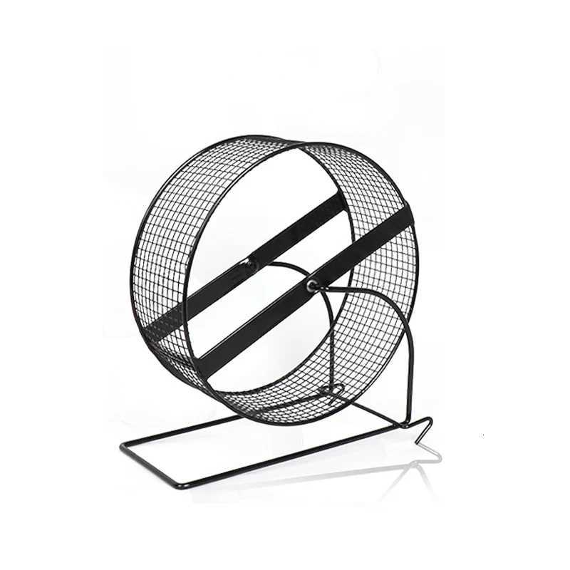 Hamster Running Wheel Bearing with Bracket Gold Wire Mouse Honey Squirrel Super Silent Nail Grinding Hedgehog Pet Toy Supplies M251205