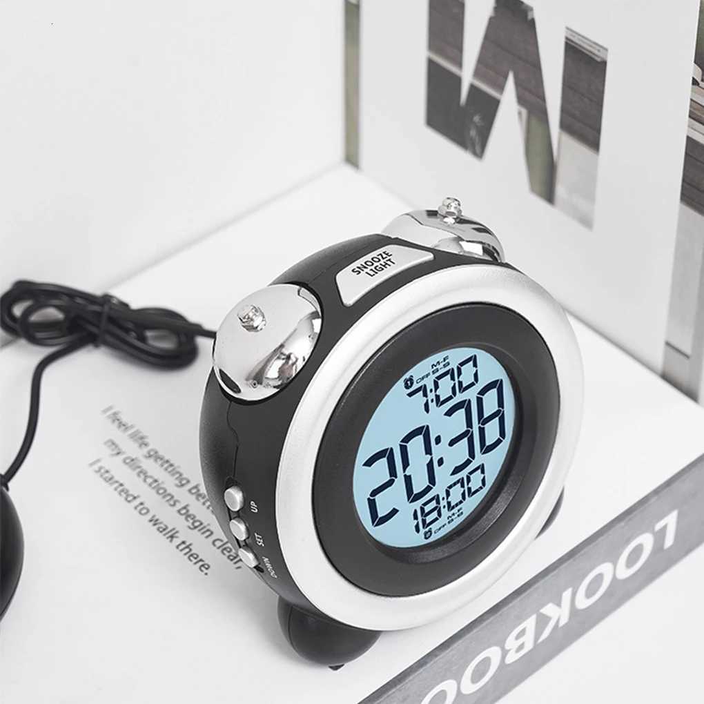 Super Loud Vibration Digital Alarm Clock with Vibrator Multi-Functional Dual Alarm Clock for Heavy Sleeper Deaf Hard of Hearing M251205 - view 3