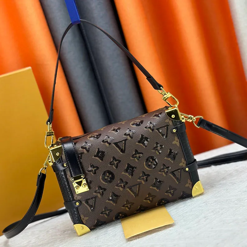 10A mirror Designer side trunk shoulder bag designer tote large leather travel Bag womens fashion crossbody bags