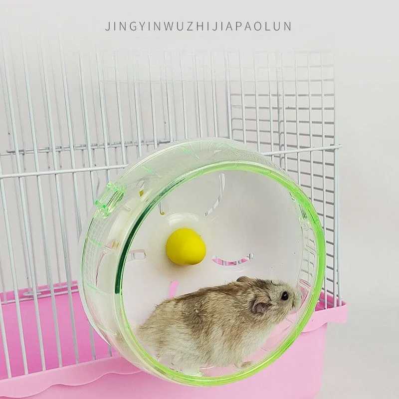 1PC 12-21cm Hamster Running Disc Toy Silent Small Pet Waterproof Cage Rotating Wheel Accessories Wear-resistant Hamster Sport M251205