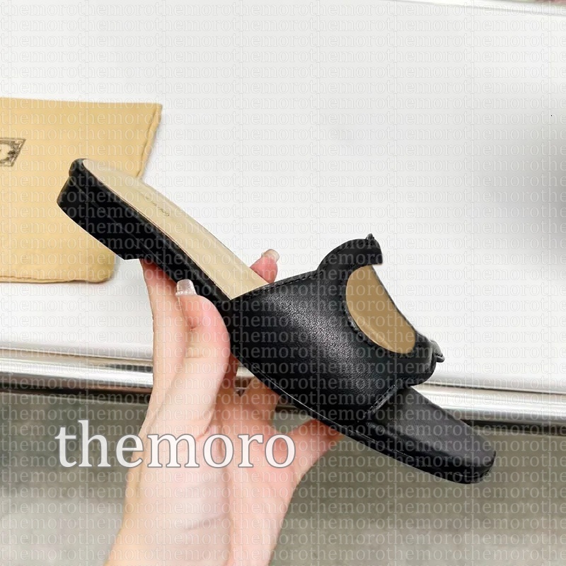 Flat Heel Mule black Sliders men Sandal shoe Designer Slide Rubber Summer Slipper Interlocking loafer Womens Casual Shoes sandale travel EUR 35-42