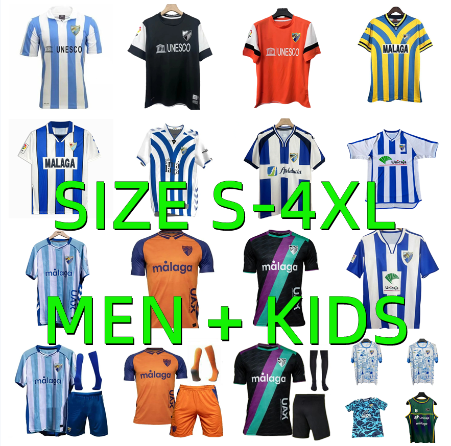 25 26 Malaga CAMISETA BUSTINZA soccer jerseys 2025 2026 M. JUANDE RAMON FEBAS ALEX GALLAR SOL MUNOZ Maillots De Foot Football shirt 97 98 99 05 06 12 13 retro ISCO Men Kids