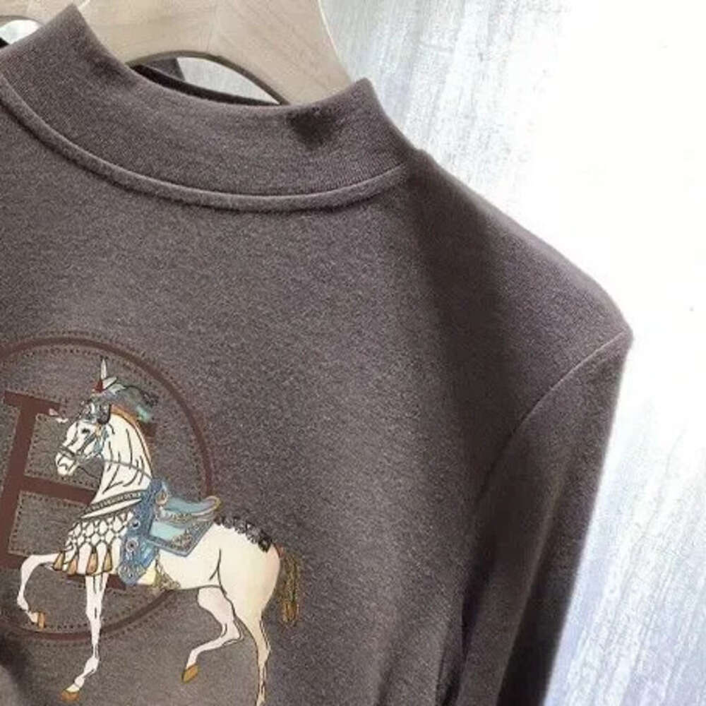 Fleece Half Polo/Turtle Neck Base Layer Women's Clothing Autumn/Winter Style Thickened Warm Sleeves T-Shirt Inner Top