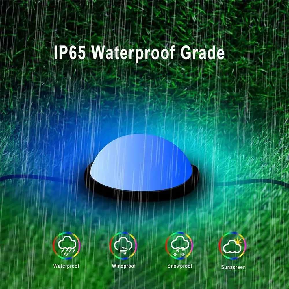 USB Tuya Wifi 10M 20 Bulbs Magic Color RGB LED Light String Voice APP Control for Outdoor Ground Garden Lawn Christmas Decor Z251205