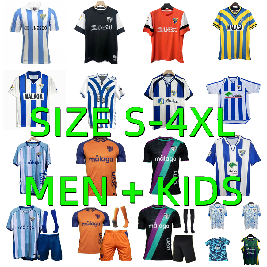 25 26 Malaga Soccer Jersey 2025 2026 MALAGUISTA ANTONITO C. DIONI CASTEL BATURINA D.LARRUBIA Football Shirt Casas camiseta de fUtbol 97 98 99 05 06 12 13 retro Men kids kit