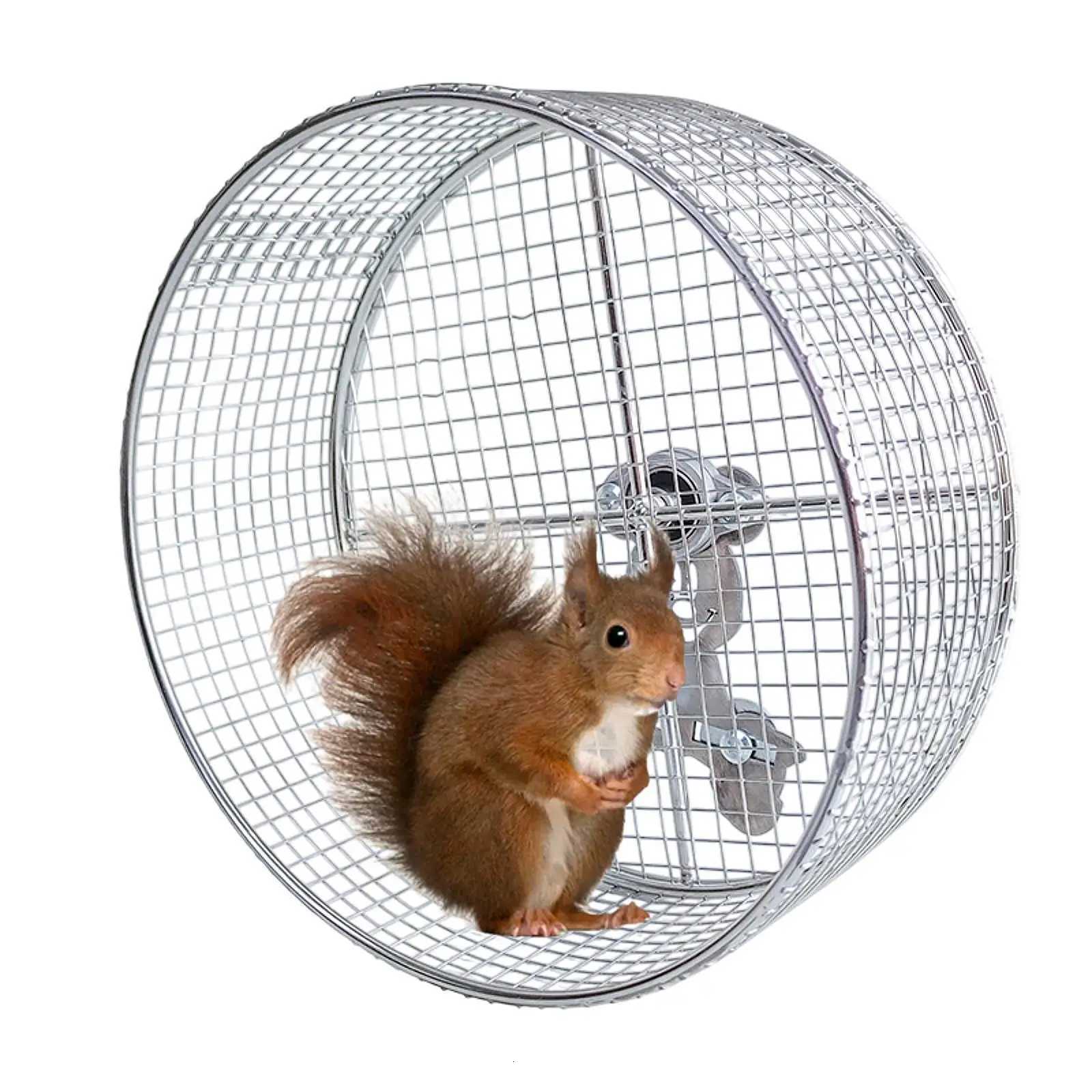 Metal Hamster Running Exercise Wheel Mute Guinea Pig Jogging Wheel Hamster Jogging Small Animals Wheel Accessories M251205