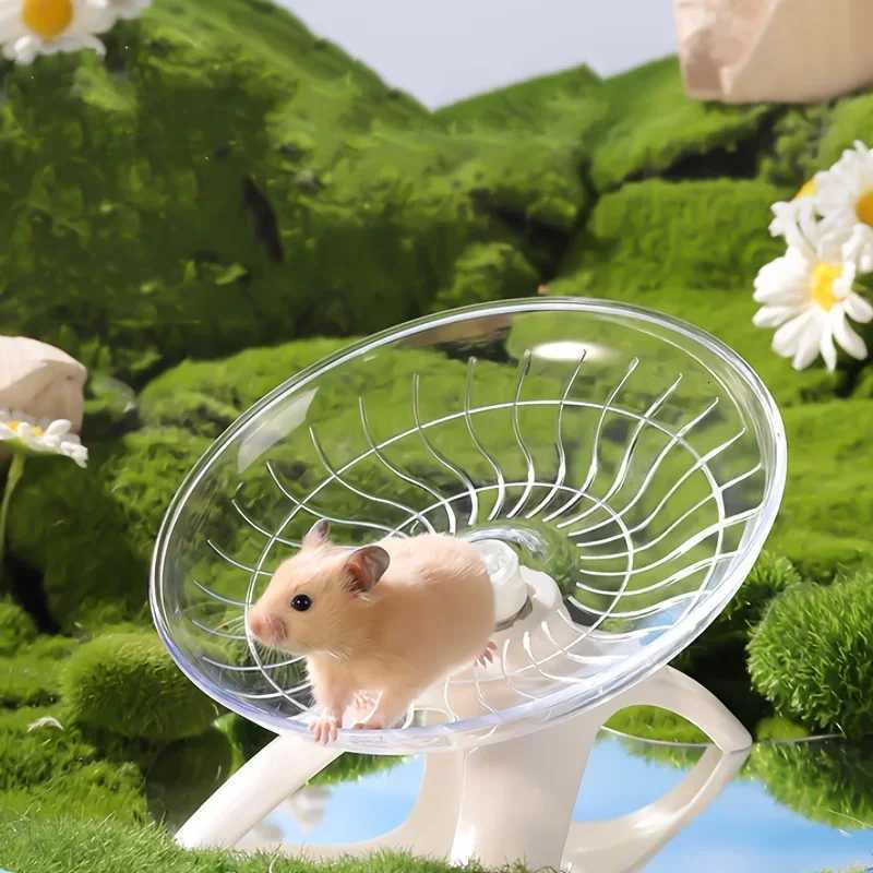 Small Pet Silent Running Practice Wheel Hamster Mouse Hedgehog Parrot Ideal Choice for Small Animals Quiet and Safe for Pet M251205