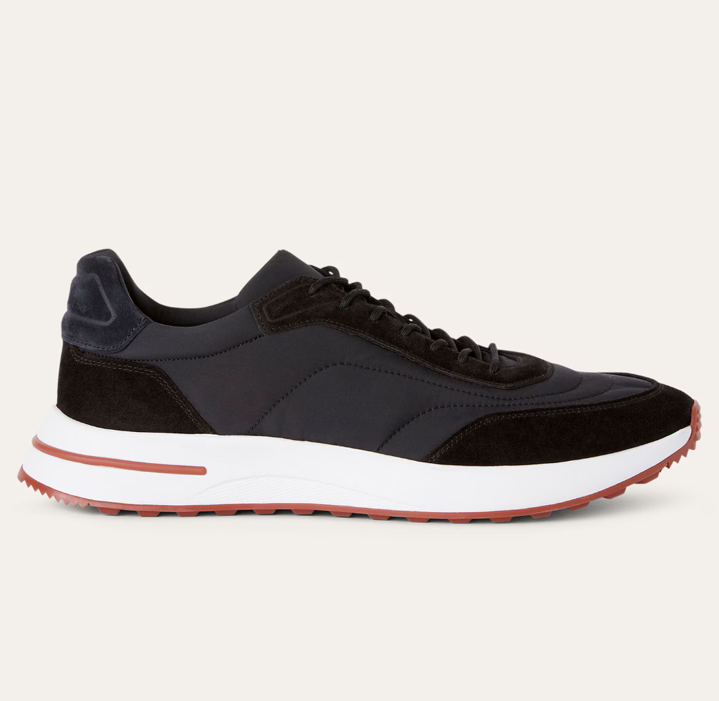 2026 Top Luxury Men Weekend Walk Suede-trimmed Sneakers Shoes Ultra-lightweight Soles Runner Sport Mesh Breathable Mesh Breathable Trainers