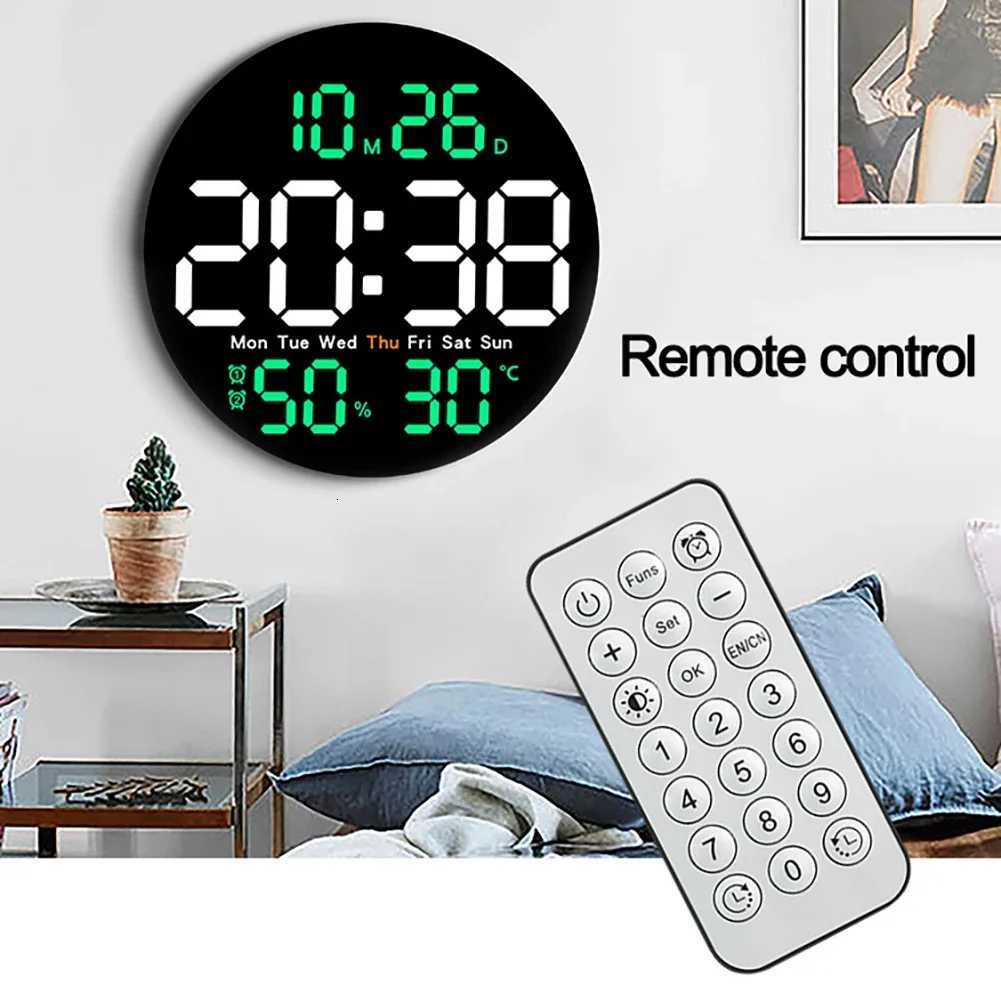 Digital Wall Clocks Large Screen With Timing Countdown Function Clocks For Home Bedroom Living Room Office Home Decoration M251205 - view 3