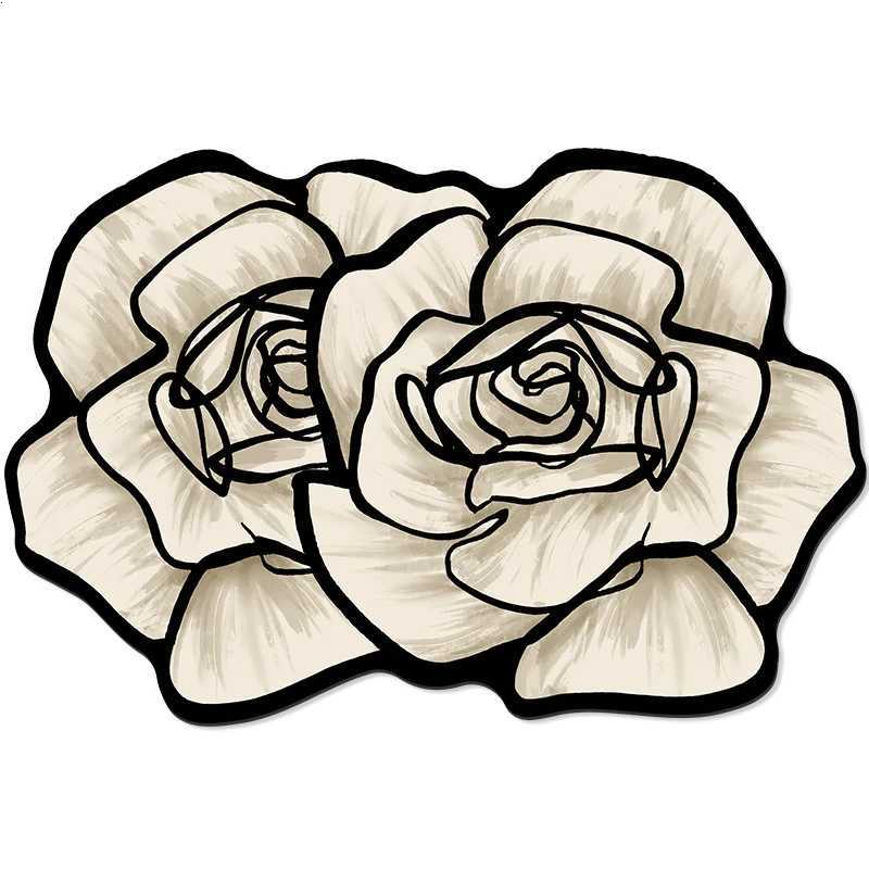 VIKAMA 1/3PCS Carpet French Premium Shaped Toilet Carpet Light Luxury Bathroom Toilet Absorbent Non-slip Cushion Home Decoration H251205