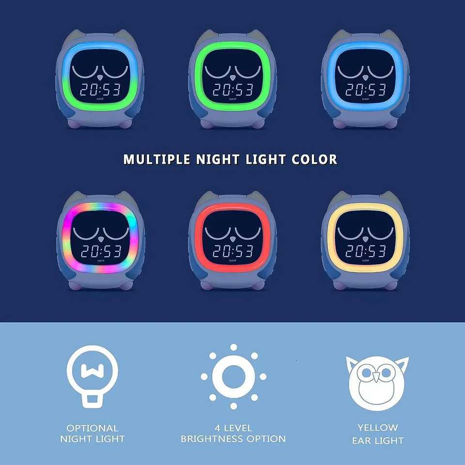 Addo Kids Alarm Clock Sunrise Sleep Trainer Bluetooth MUsic White Noise Owl Design Model iTOMA CKS912 M251205 - view 5