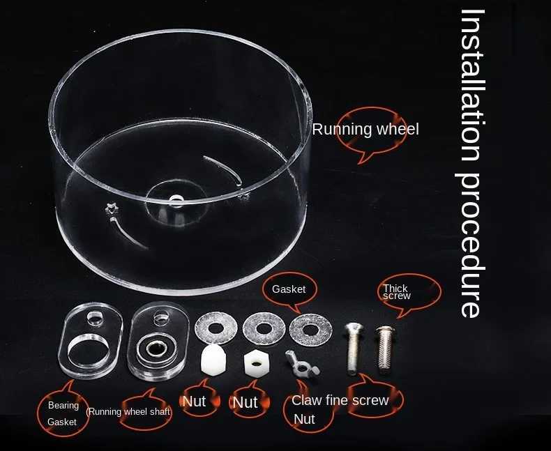 Hot selling quality hamster running wheel Chinchilla hedgehog running wheel squirrel flywheel M251205