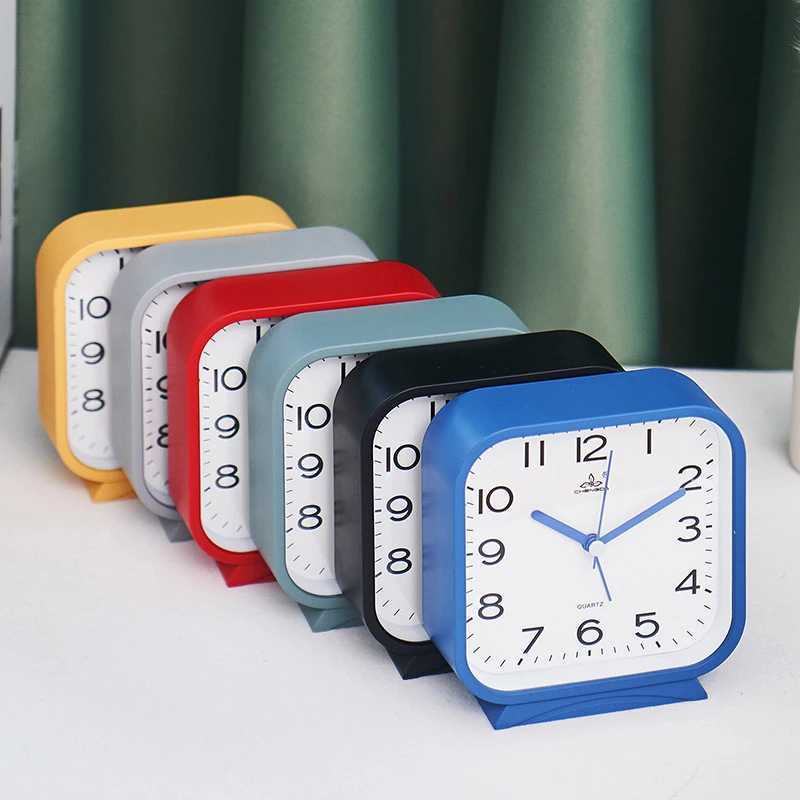 6 Colors Desk Alarm Clock Bedside Clock Quartz Clock Kids Student Alarm Clock Classic Small Alarm Clock for Home Office Decor M251205 - view 7