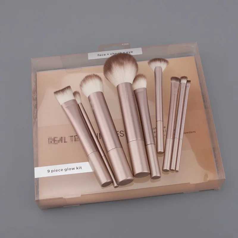 RT4266 Popular Full Set of Makeup Brush Set Powder Blusher Brush Halo Dye Brush Eye Shadow Brush Beauty EggT251205
