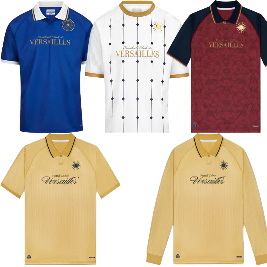 2024 2025 2026 FC Versailles Soccer Jerseys TLILI RENAUD BASQUE MOUSSADEK 24 25 26 football shirt 4XL