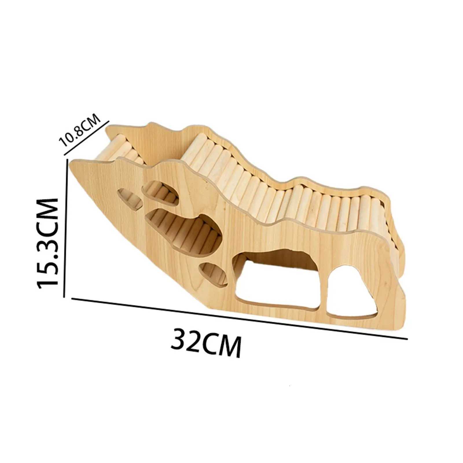 Hamster House and Habitat with Climbing Ladder Chew Cage Toy Small Animal Habitat Decor Small Pet Castle Home for Gerbils M251205