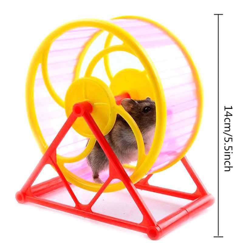 Wheel Running Exercise Scroll Silent Hamster Mouse Rat Gerbil Pet Toy M251205