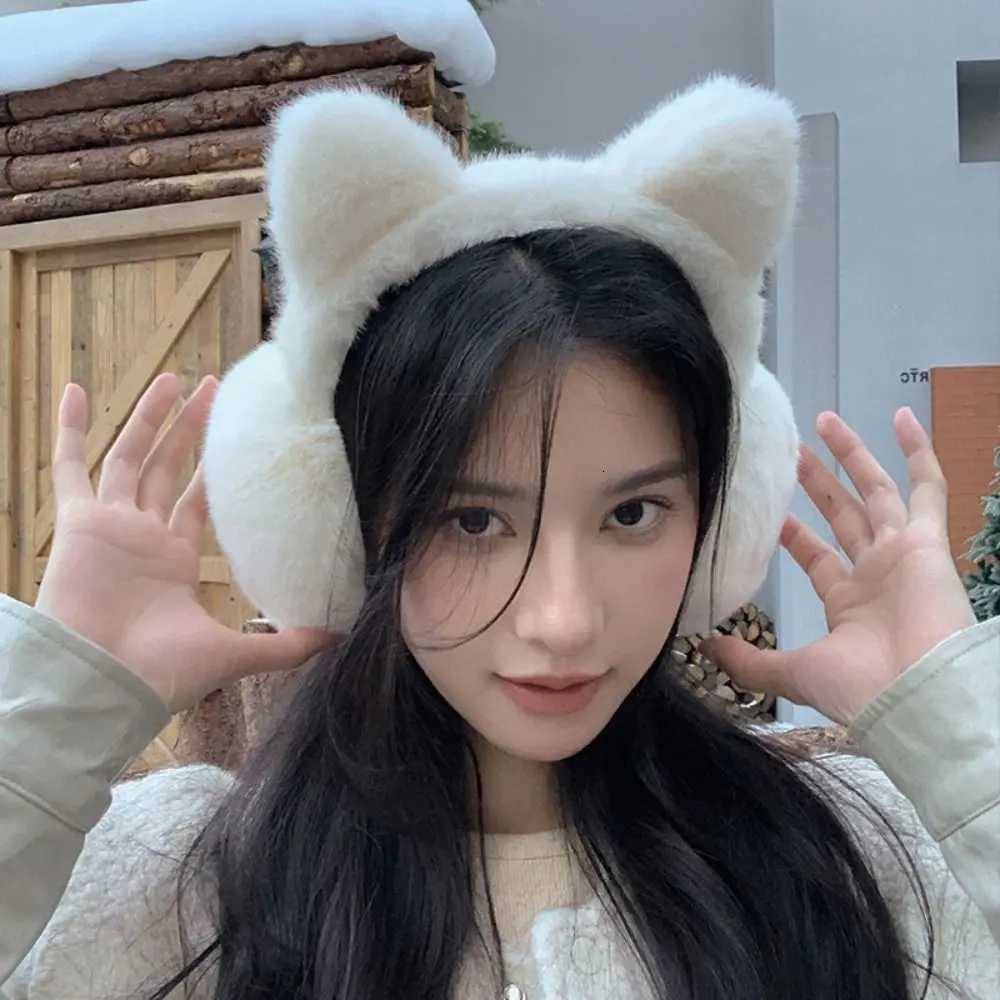 Foldable Cat Earmuffs for Women Girls Winter Warm Plush Ear Windproof Outdoor Cycling Ear Covers Retractable Ear Protection GiftXJ251205 - view 6