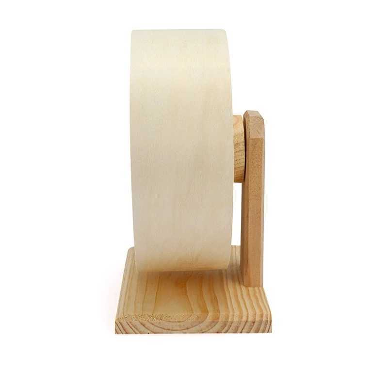 Hamster Running Wheel Wooden Silent Roller Sports Toy with Bracket Golden Bear Landscaping Pet Supplies 1pcs M251205