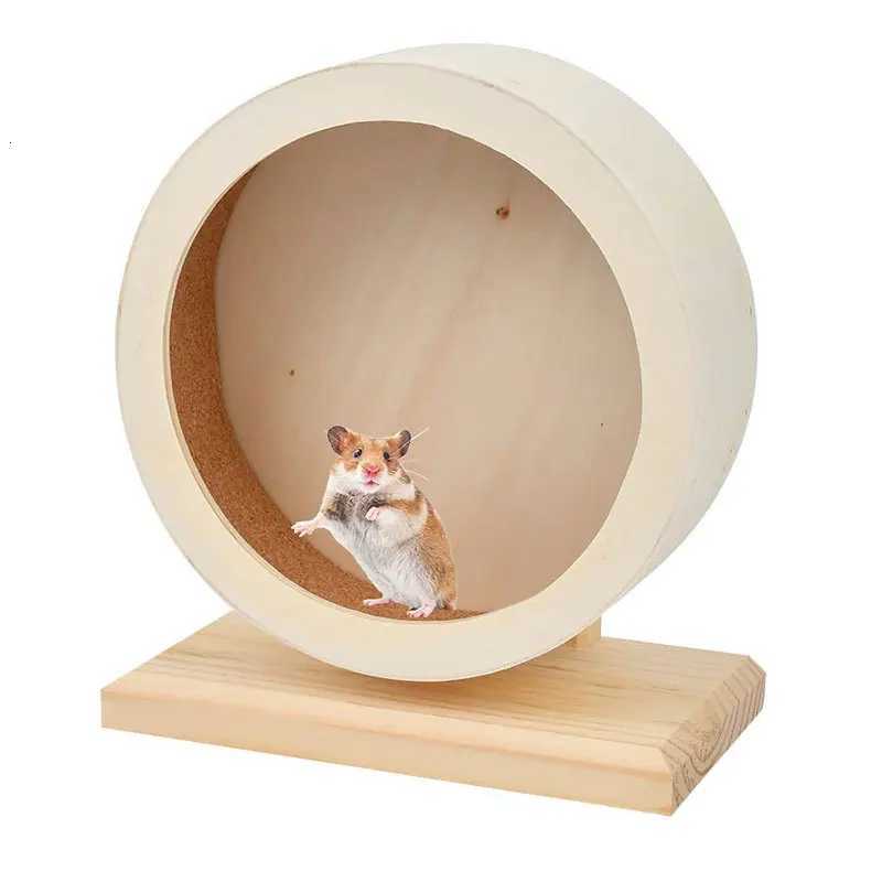 Hamster Golden Bear Wooden Solid Wood Running Wheel Silent Running Wheel Runner Roller Landscaping Toy Supplies M251205