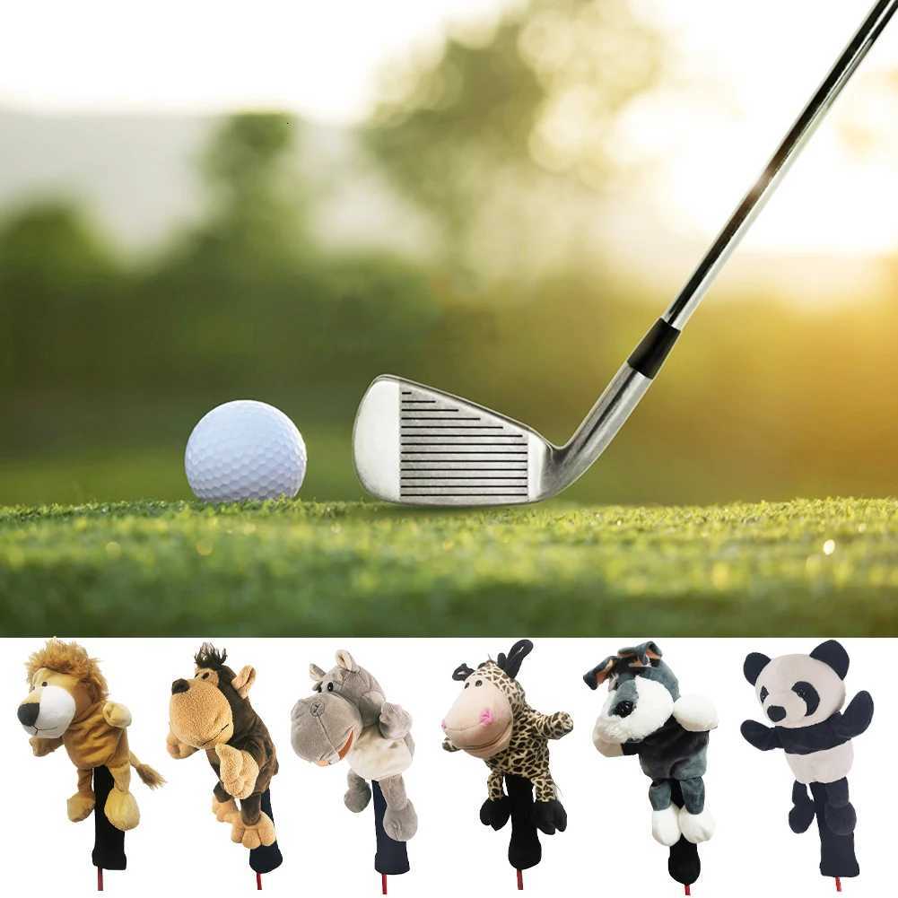 Animal Golf Club Headcover for Driver460CC Fairway Golf Accessories Golf Headcover ProtectorGolf Wood Cover Noverty Cute Gifts Y251205S