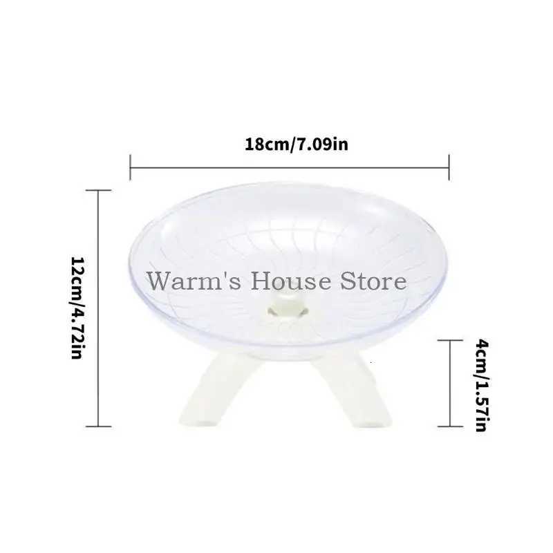 Permanent Hamster Running Wheel Stable Dish Quiet Turn For Cage Animals M251205