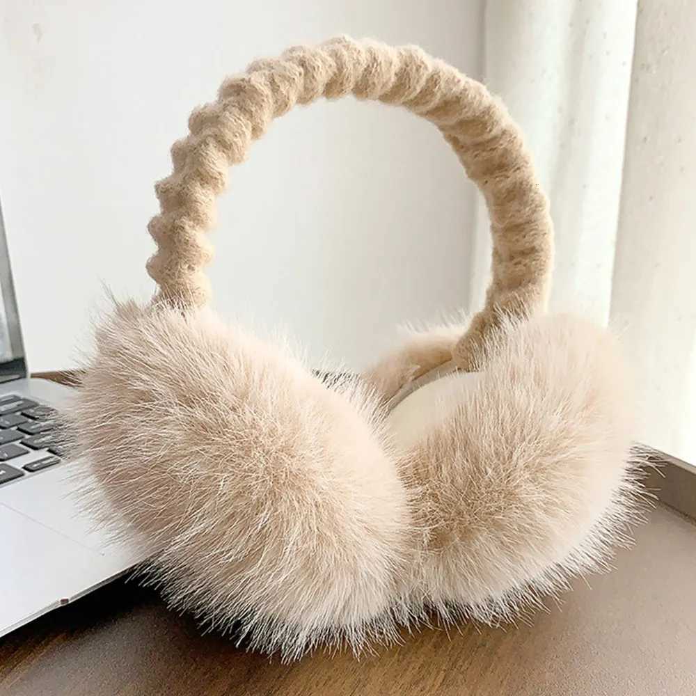 Plush Ear Muffs Soft Hair Bands Ear Cover Keep Warm Cold Protection Warm Earmuffs WomenXJ251205 - view 6