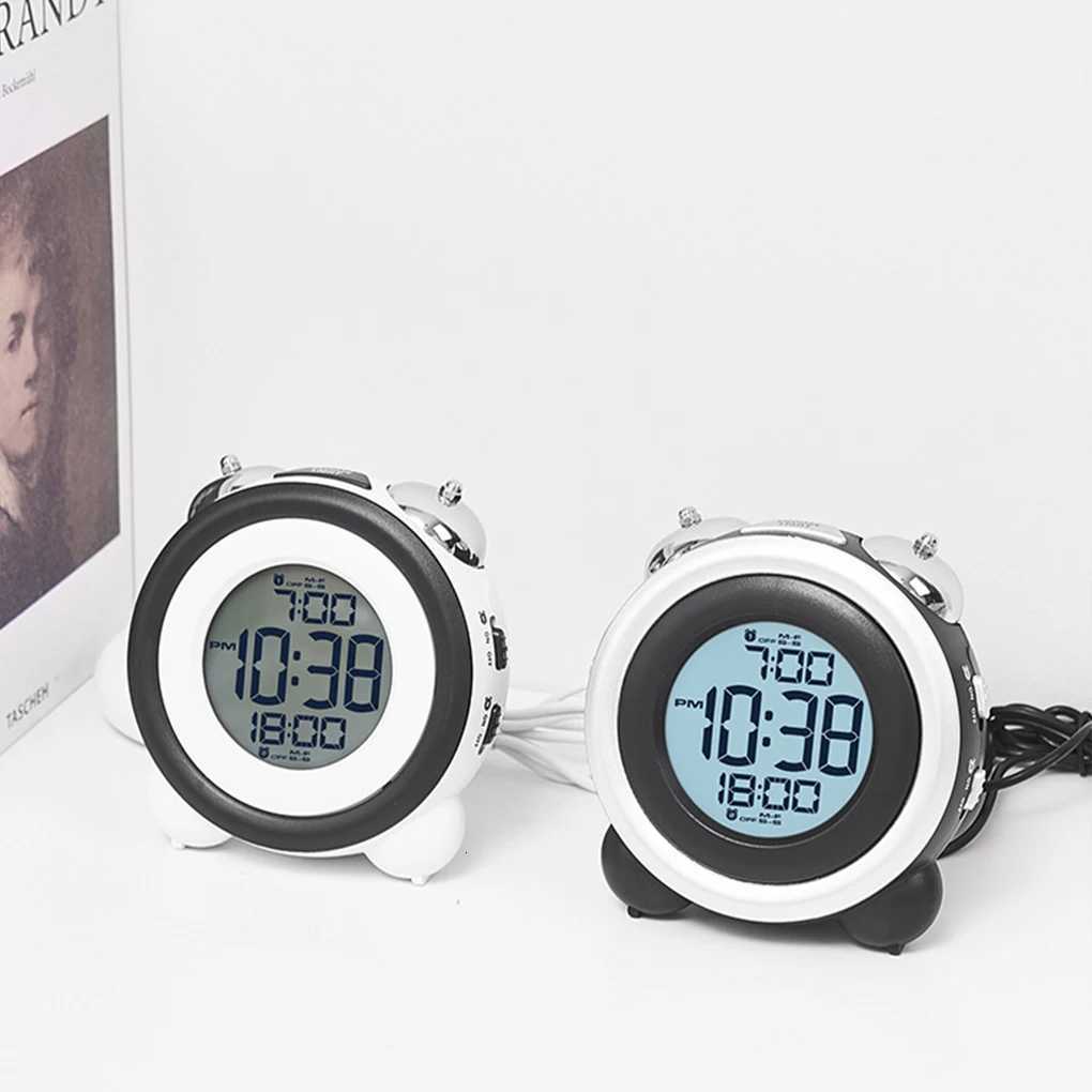 Super Loud Vibration Digital Alarm Clock with Vibrator Multi-Functional Dual Alarm Clock for Heavy Sleeper Deaf Hard of Hearing M251205 - view 7