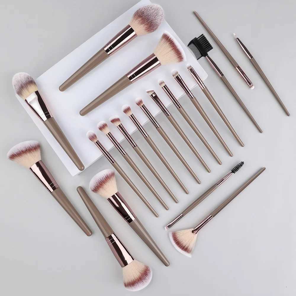 3-20PCS Makeup Brushes Set Eyeshadow Fluffy Foundation Concealer Blush Highlighter Storage Box Female Cosmetics Beauty ToolsT251205
