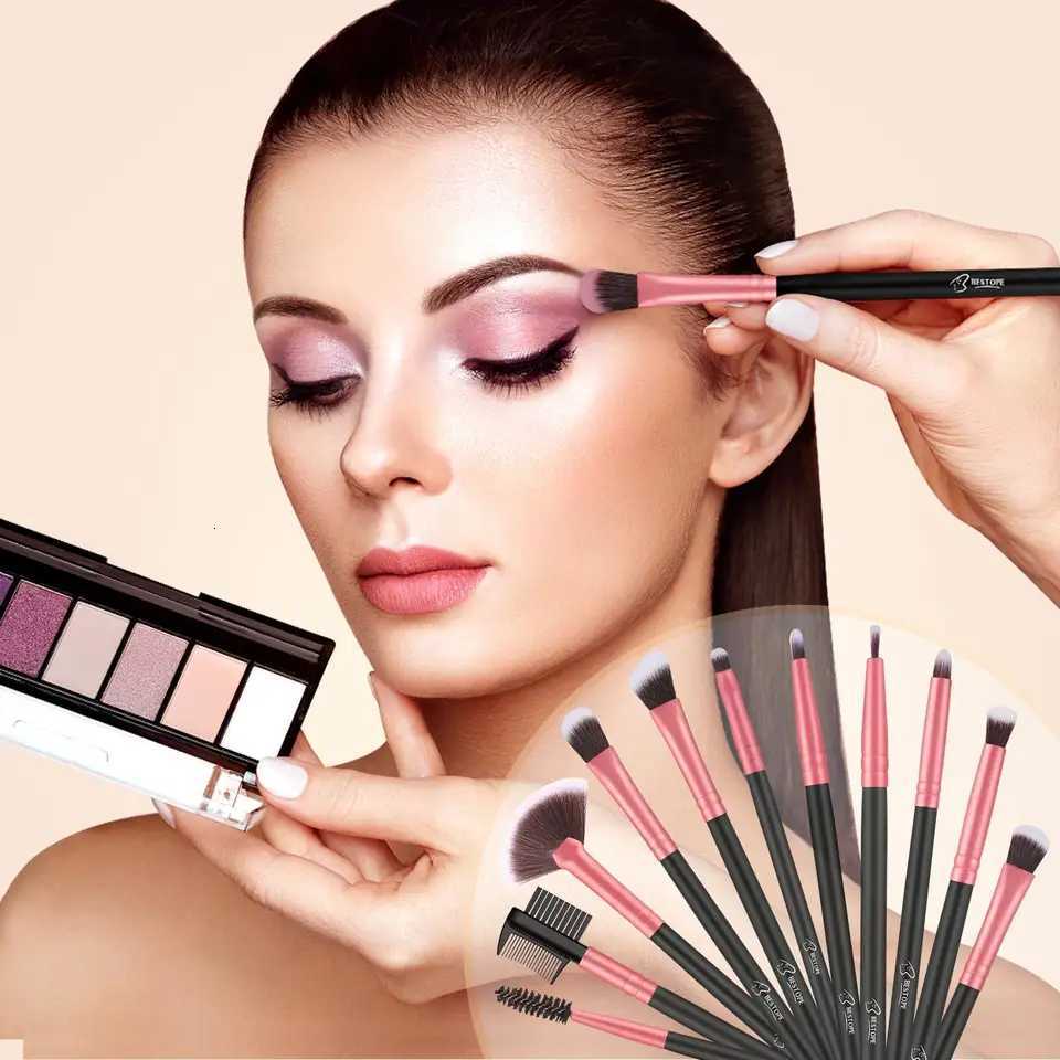 BESTOPE PRO Makeup Brushes Makeup Brush Set - 16 Pcs Premium Synthetic Foundation Concealers Eye Shadows Make Up Brushes setEyeT251205