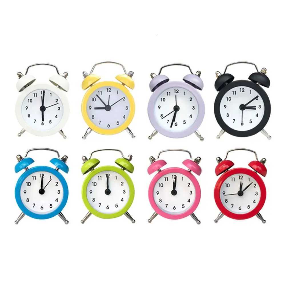 Twin Bell Loud Alarm Clock Metal Frame Loud Alarm Battery Operate Desk Table Alarm Clock For Bedroom And Home Decoration M251205 - view 6