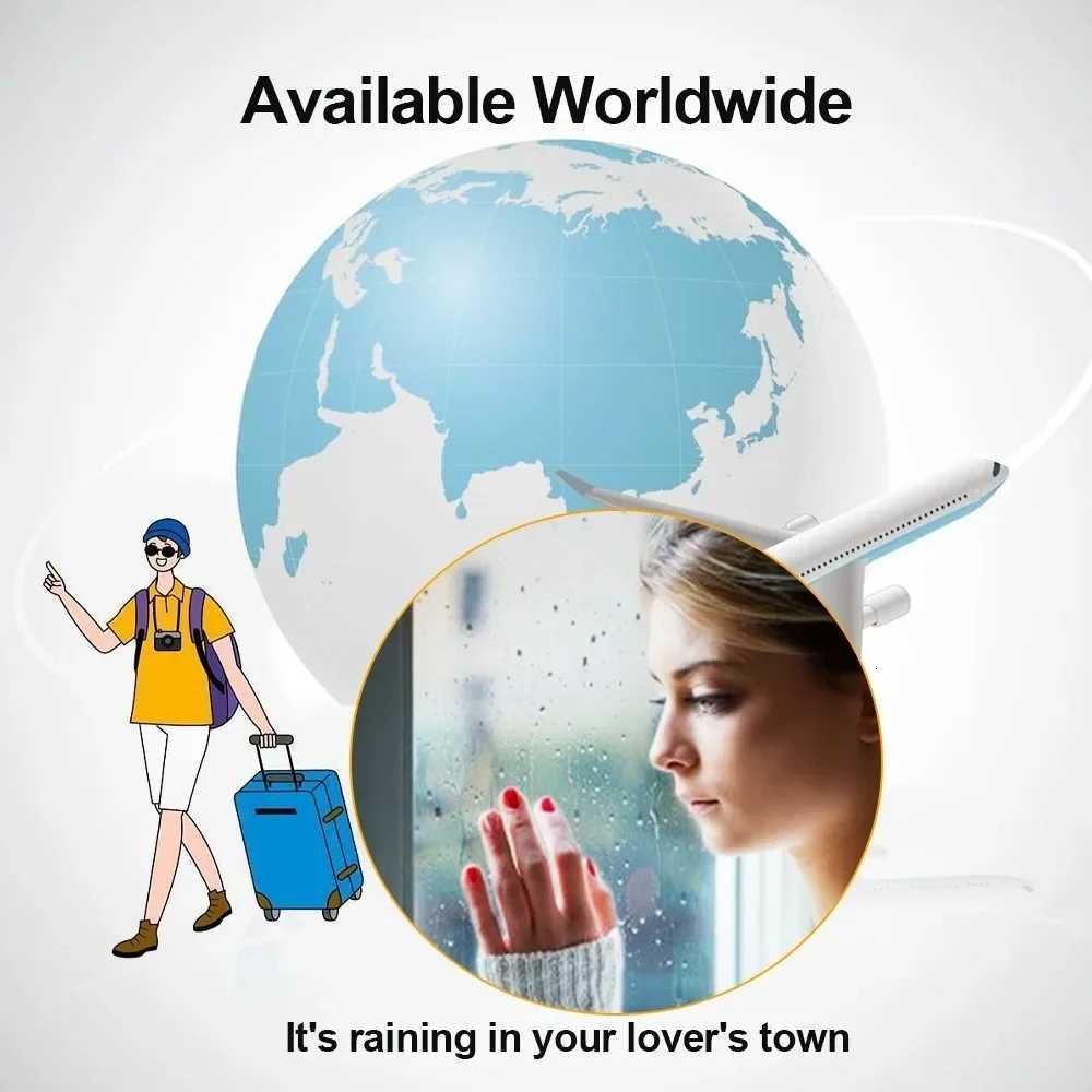 Smart Weather Clock MINI Size Weather Station Clock WIFI Smart Desktop Room Decoration Electronic Clock DIY TV Digital Ornament M251205 - view 5